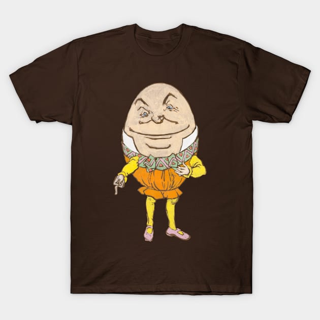 Eggman - Funny Design from Alice in Wonderland T-Shirt by KargacinArt